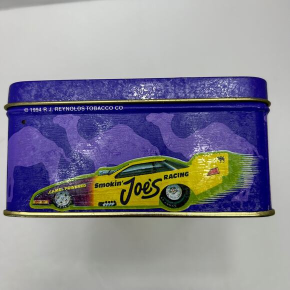 Vintage 1994 R.J. Reynolds Smoking Joe Racing Collectors Tin 7" x 4" - Picture 4 of 7